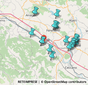 Mappa SP11, 03017 Morolo FR, Italia (8.2335)