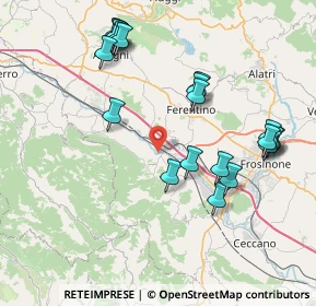 Mappa SP11, 03017 Morolo FR, Italia (8.9195)