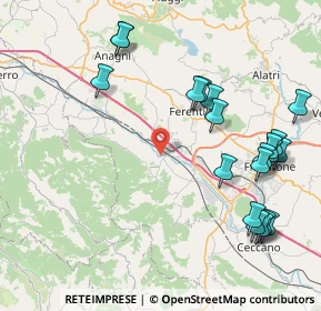 Mappa SP11, 03017 Morolo FR, Italia (10.3105)