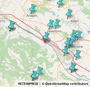 Mappa SP11, 03017 Morolo FR, Italia (10.89)