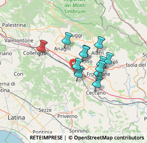 Mappa SP11, 03017 Morolo FR, Italia (10.02583)