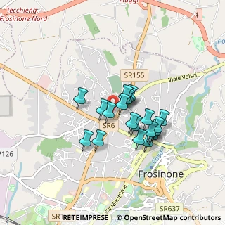 Mappa Via Socrate, 03100 Frosinone FR, Italia (0.661)