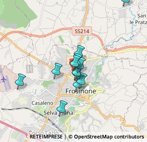 Mappa Via Ignazio Barbagallo, 03100 Frosinone FR, Italia (1.34083)