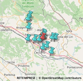 Mappa Via Mastruccia, 03100 Frosinone FR, Italia (8.54467)