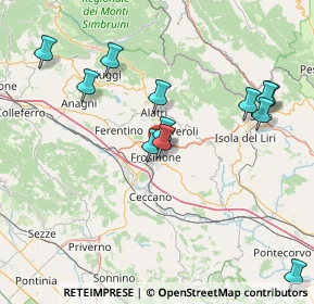 Mappa Via Mastruccia, 03100 Frosinone FR, Italia (17.36417)