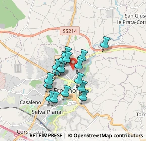 Mappa Via Mastruccia, 03100 Frosinone FR, Italia (1.30833)