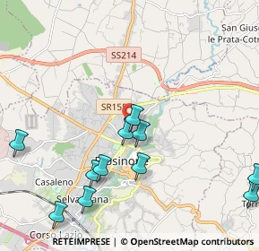 Mappa Via Mastruccia, 03100 Frosinone FR, Italia (2.56091)