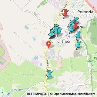 Mappa Km. 18.300, 00071 Pomezia RM, Italia (1.0675)