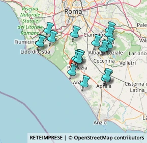Mappa Km. 18.300, 00071 Pomezia RM, Italia (12.7005)