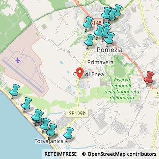 Mappa Km. 18.300, 00071 Pomezia RM, Italia (3.3635)