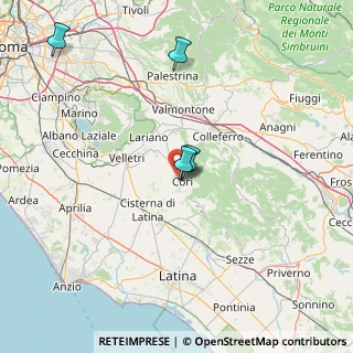 Mappa 04010 Cori LT, Italia (46.43462)