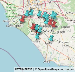 Mappa Km 33200, 00071 Pomezia RM, Italia (12.07737)