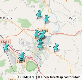 Mappa S.s 155 per, 03100 Frosinone FR, Italia (3.27818)