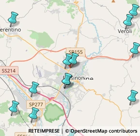 Mappa S.s 155 per, 03100 Frosinone FR, Italia (6.37667)