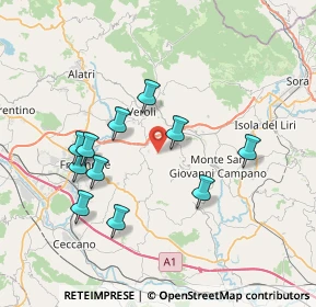 Mappa Via Valle Para, 03022 Boville Ernica FR, Italia (7.50818)