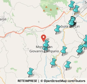 Mappa Via Santo Stefano, 03025 Monte San Giovanni Campano FR, Italia (5.837)