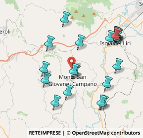 Mappa Via Santo Stefano, 03025 Monte San Giovanni Campano FR, Italia (4.513)