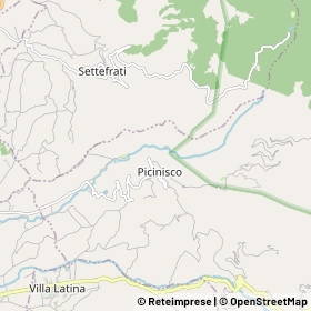 Mappa Picinisco