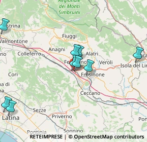 Mappa Via Venti Merli, 03013 Ferentino FR, Italia (28.43667)