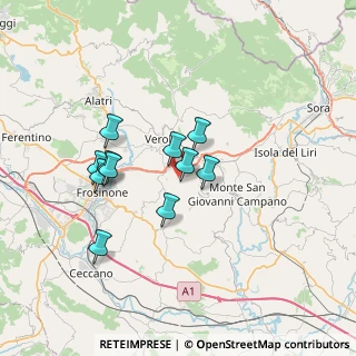 Mappa Via Sant'Angelo in Villa, 03022 Boville Ernica FR, Italia (6.04364)