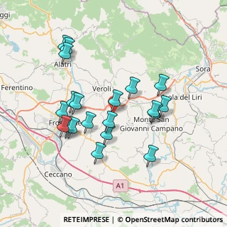 Mappa Via Sant'Angelo in Villa, 03022 Boville Ernica FR, Italia (7.4735)