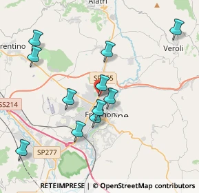 Mappa Via per Casamari, 03100 Frosinone FR, Italia (4.4475)