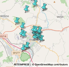 Mappa Via per Casamari, 03100 Frosinone FR, Italia (3.0995)