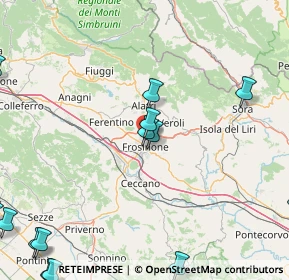 Mappa SS  214 PER, 03100 Frosinone FR, Italia (28.16933)