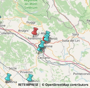 Mappa Via per Casamari, 03100 Frosinone FR, Italia (20.94182)