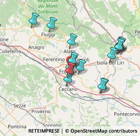 Mappa Strada Regionale di Fiuggi, 03100 Alatri FR, Italia (14.185)