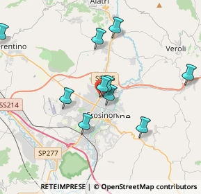 Mappa Strada Regionale di Fiuggi, 03100 Alatri FR, Italia (4.62167)