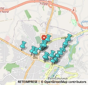 Mappa Via per Fiuggi, 03100 Frosinone FR, Italia (0.811)