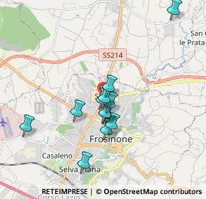 Mappa Via per Fiuggi, 03100 Frosinone FR, Italia (1.58833)