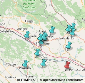 Mappa Via per Fiuggi, 03100 Frosinone FR, Italia (14.735)