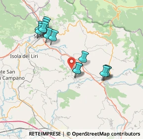 Mappa Via Colle Rascia, 03034 Casalvieri FR, Italia (7.58)