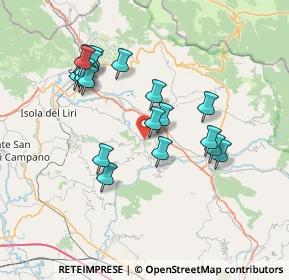 Mappa Via Colle Rascia, 03034 Casalvieri FR, Italia (7.404)