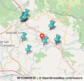 Mappa Via Colle Rascia, 03034 Casalvieri FR, Italia (8.01231)