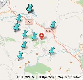 Mappa Via Colle Rascia, 03034 Casalvieri FR, Italia (4.83923)