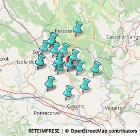 Mappa Via Maggiore Galliano, 03040 Gallinaro FR, Italia (10.2525)