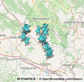 Mappa Via Maggiore Galliano, 03040 Gallinaro FR, Italia (9.6865)
