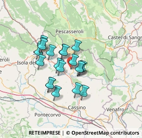 Mappa Via Maggiore Galliano, 03040 Gallinaro FR, Italia (10.8165)