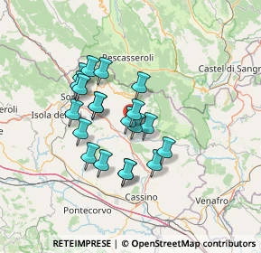 Mappa Via Maggiore Galliano, 03040 Gallinaro FR, Italia (11.6085)