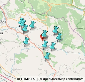 Mappa Via Maggiore Galliano, 03040 Gallinaro FR, Italia (5.94429)