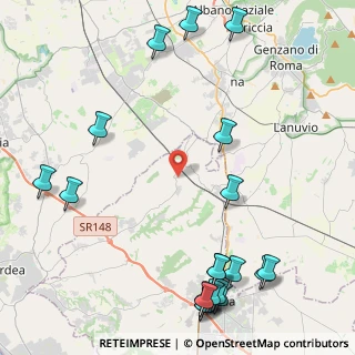 Mappa Via Foscagno, 04011 Aprilia LT, Italia (6.4125)