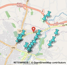 Mappa Via Casamari Km 1+100, 03100 Frosinone FR, Italia (1.062)