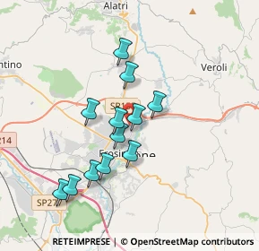 Mappa Via Casamari Km 1+100, 03100 Frosinone FR, Italia (3.235)