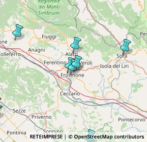 Mappa Via Casamari Km 1+100, 03100 Frosinone FR, Italia (29.30067)