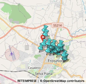 Mappa Via Cese Corridori, 03100 Frosinone FR, Italia (1.5055)