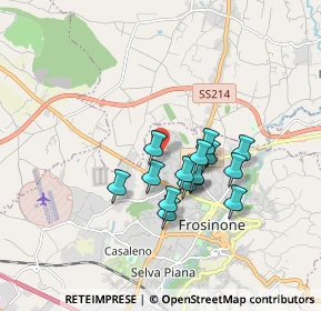 Mappa Via Cese Corridori, 03100 Frosinone FR, Italia (1.43267)