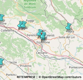 Mappa Via Cese Corridori, 03100 Frosinone FR, Italia (27.86417)